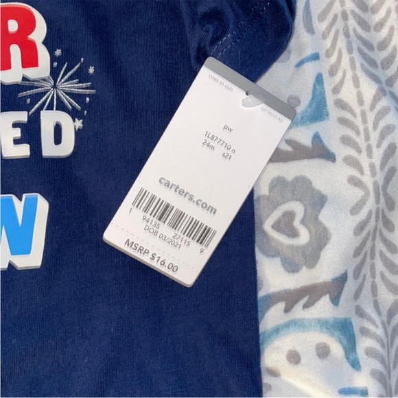 Carter's Star Spangled Crew 24 Month
Unisex Onesie - Picture 3 of 4